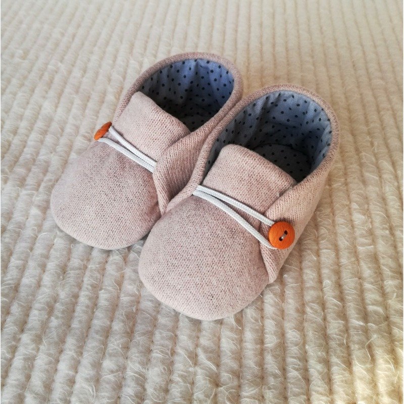 Desert Sand baby shoes, Handmade baby 